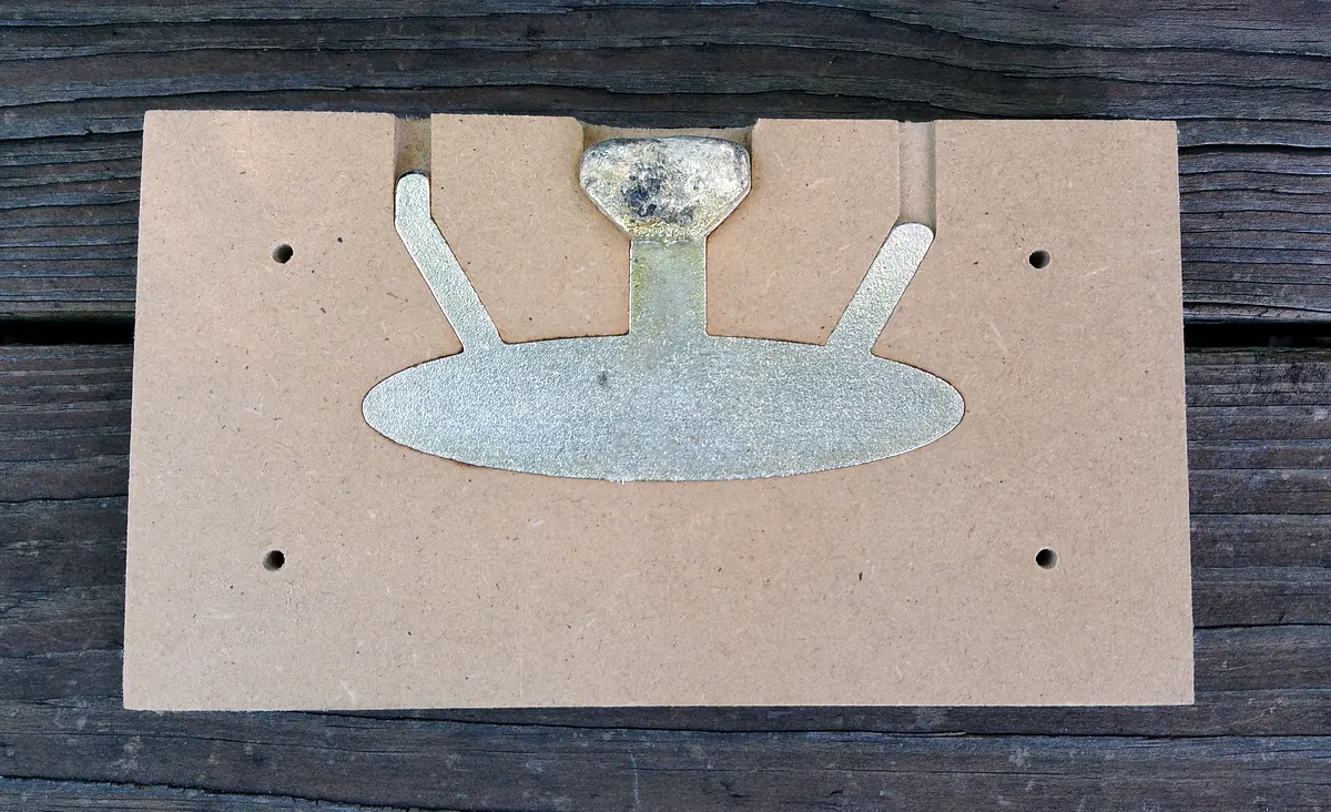 X-Carve MDF Mold for Pewter Keychain - image 6