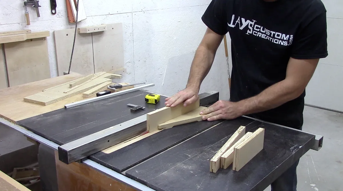 Mortise and Tenons — Rip plywood to size and add rabbit for T-track (image 2)