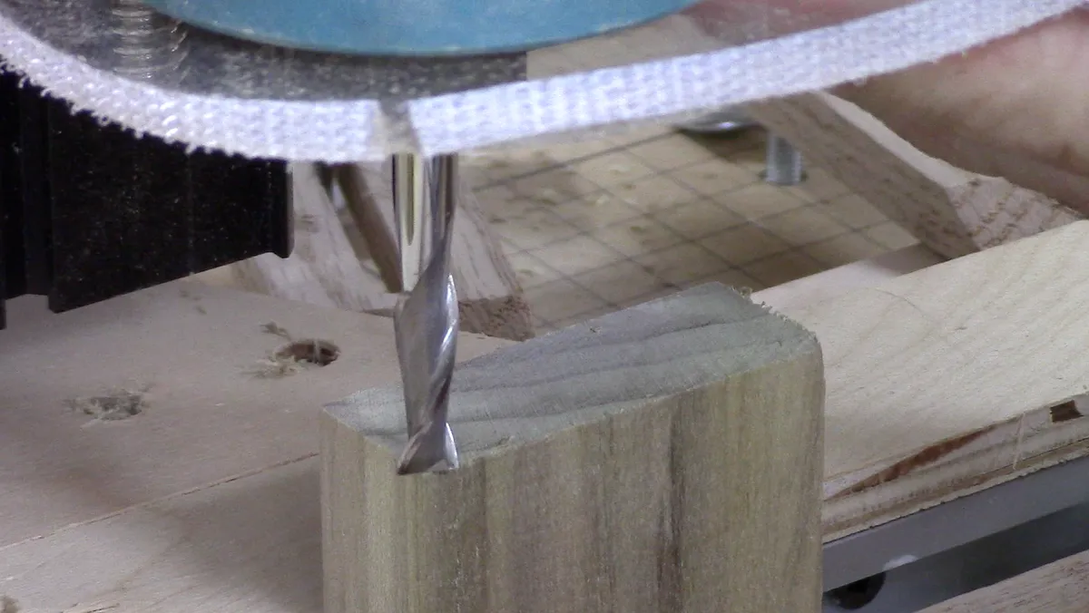 Mortise and Tenons — Position the bit