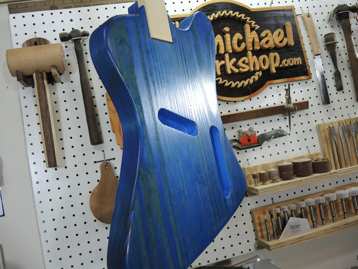 Electric Guitar — Finish the Body and Neck