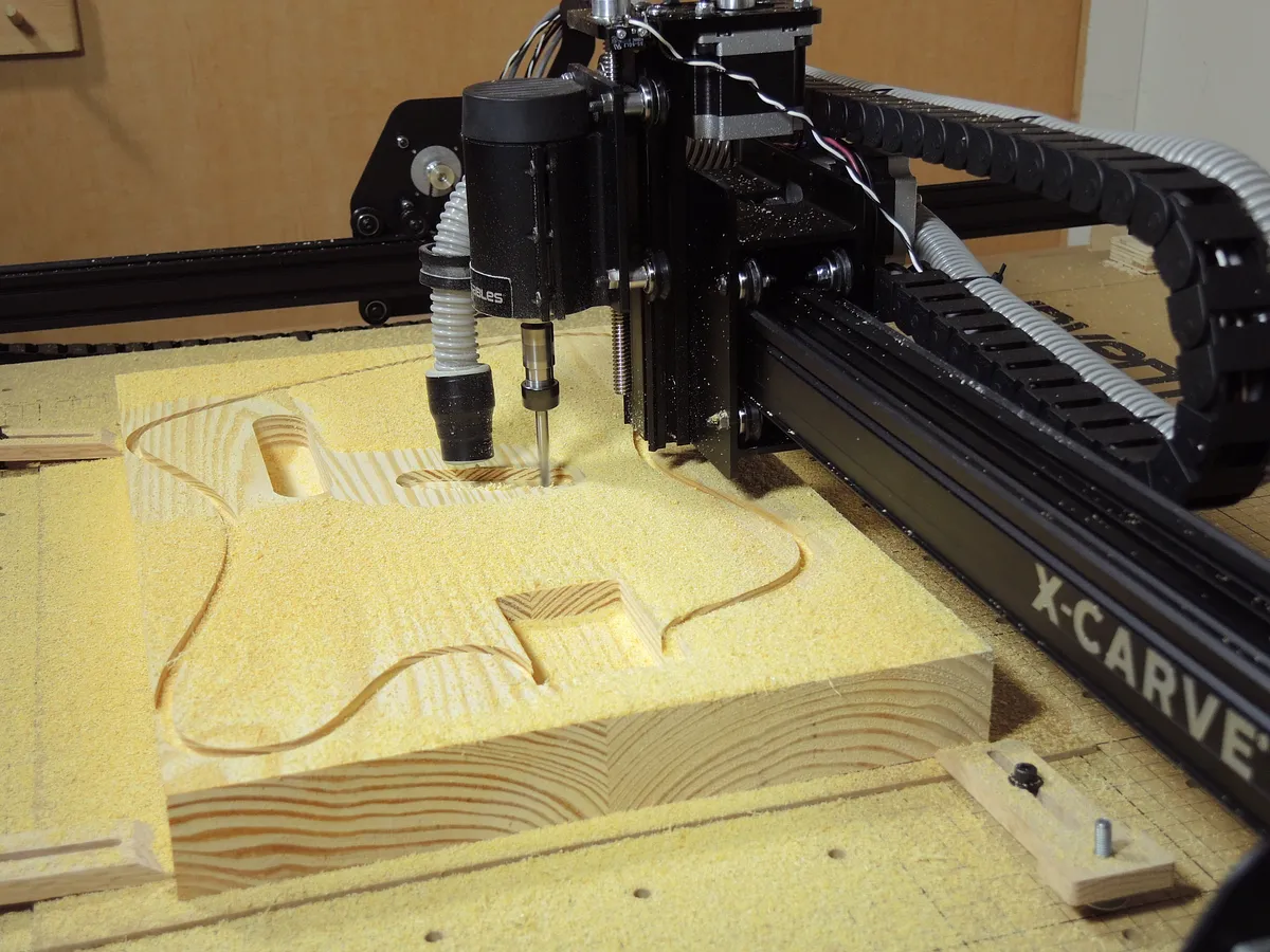 Electric Guitar — Carve the Guitar Body