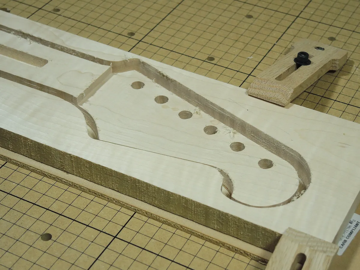 Electric Guitar — Carve the Guitar Neck
