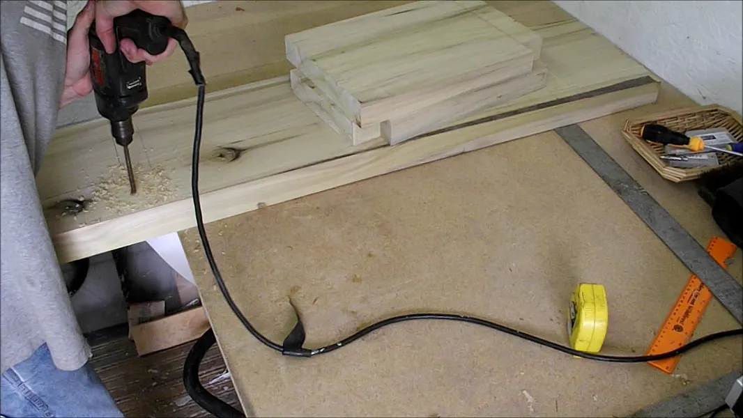 Family Bench  — Drill and Cut 