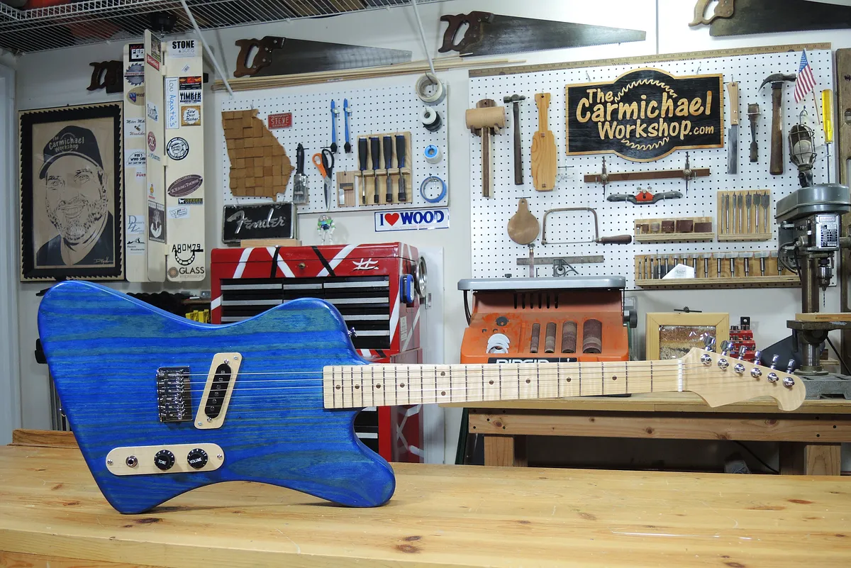 Electric Guitar — Install the Strap Buttons and Strings, then Rock Out!