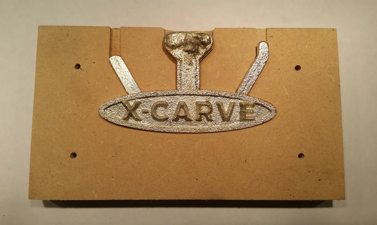 X-Carve MDF Mold for Pewter Keychain - image 7