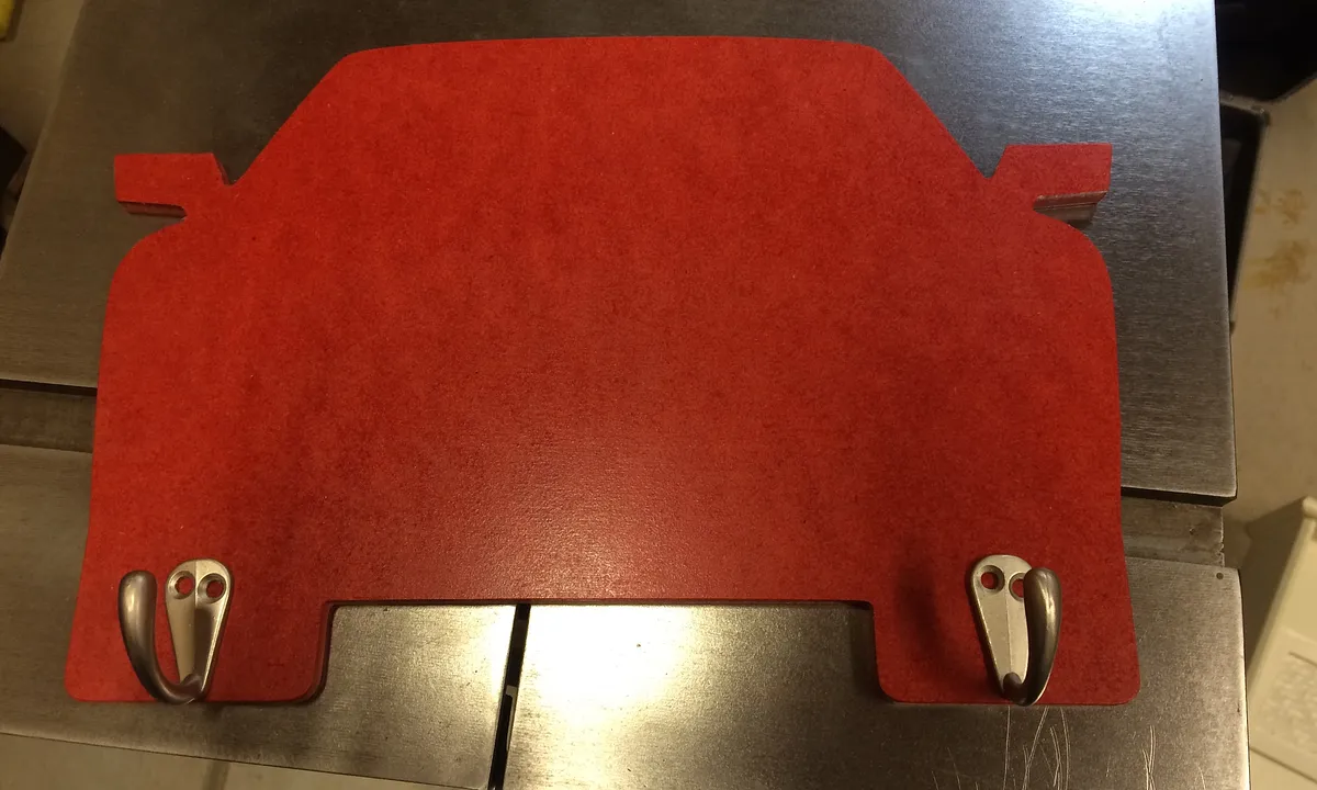 Car Hooks — Sand and finish the car body.
