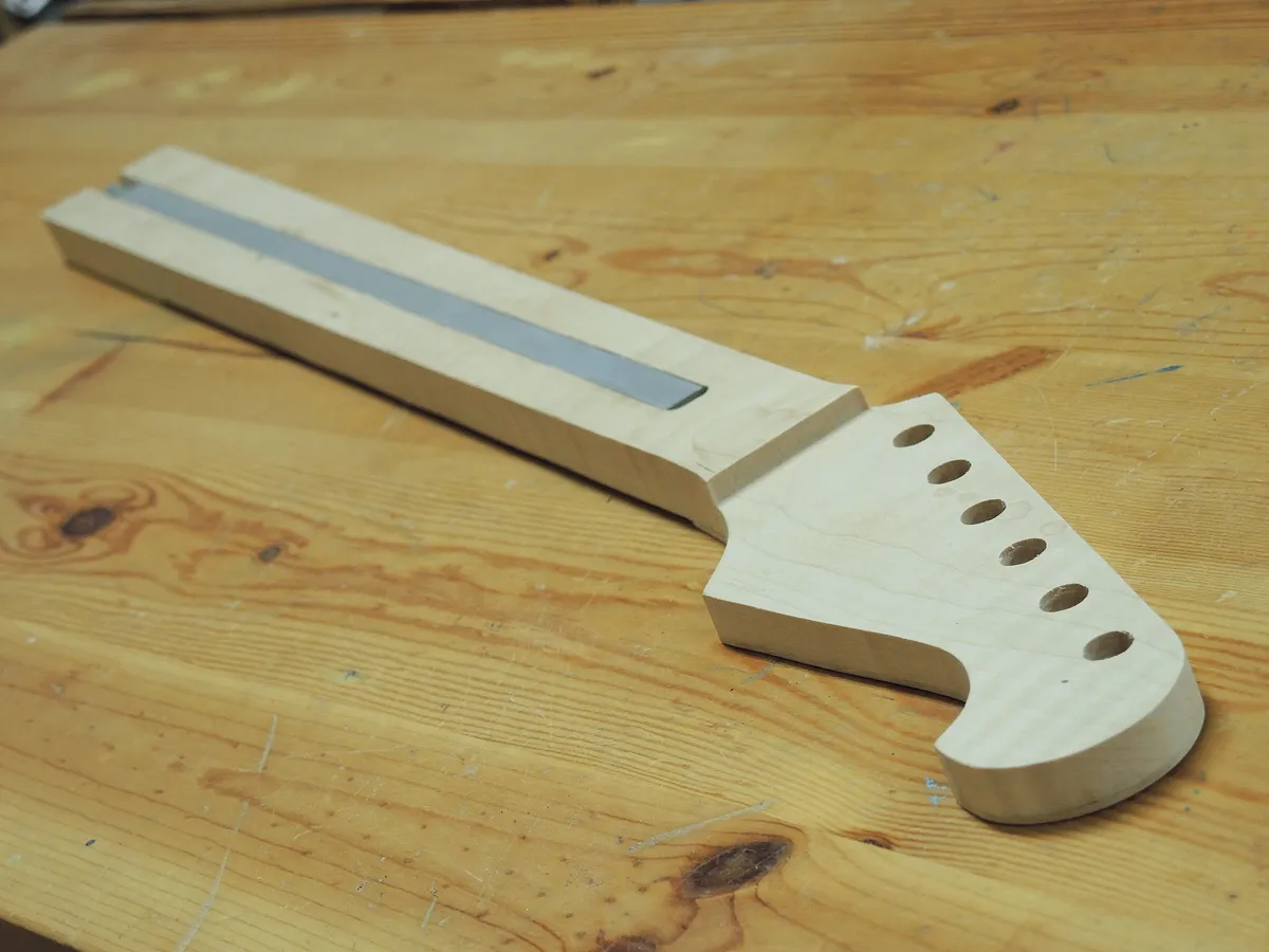 Electric Guitar — Install the Truss Rod and Fretboard (image 2)