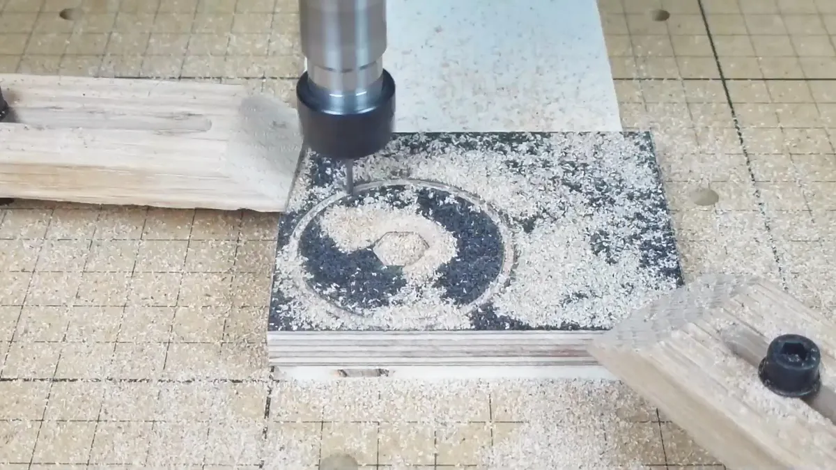 Hand crank for the X-Carve Z-axis — Let the CNC do its work