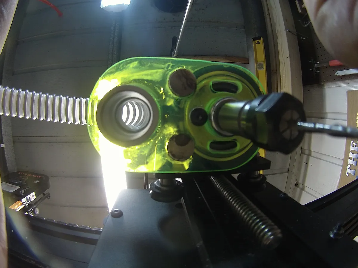 XCARVE 24VDC Dust Shoe  — XCARVE 24VDC Dust Shoe Top Plate Install (image 2)