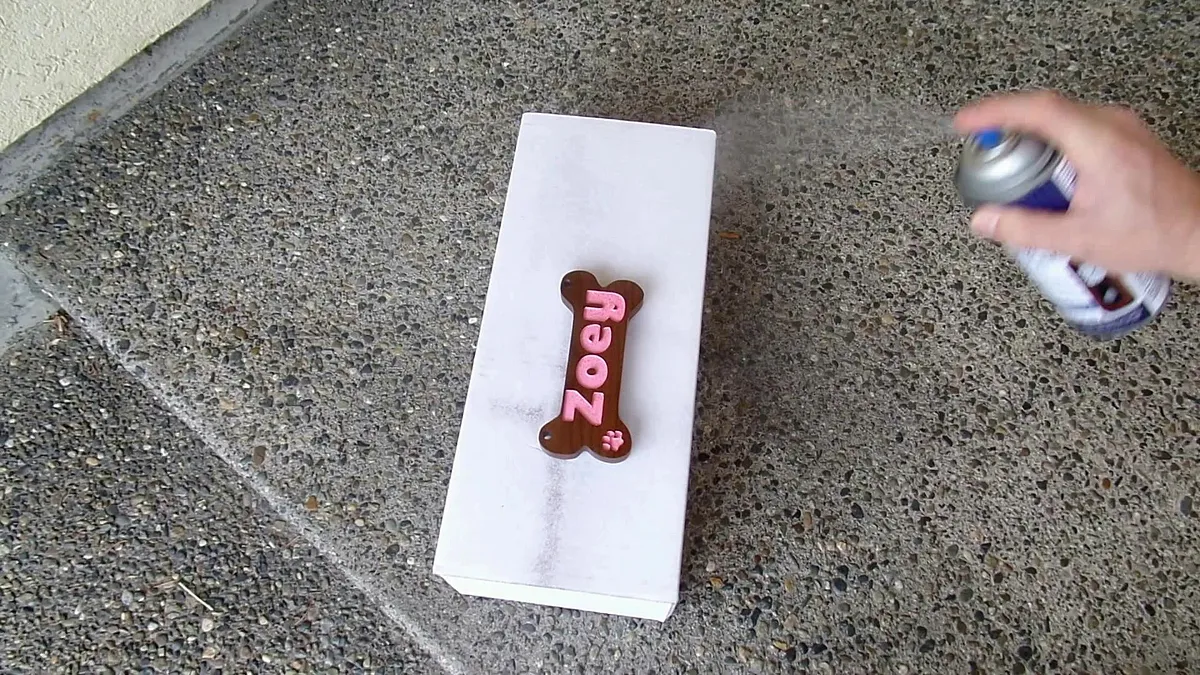 Dog Bone Shaped Plaque — Final finishing