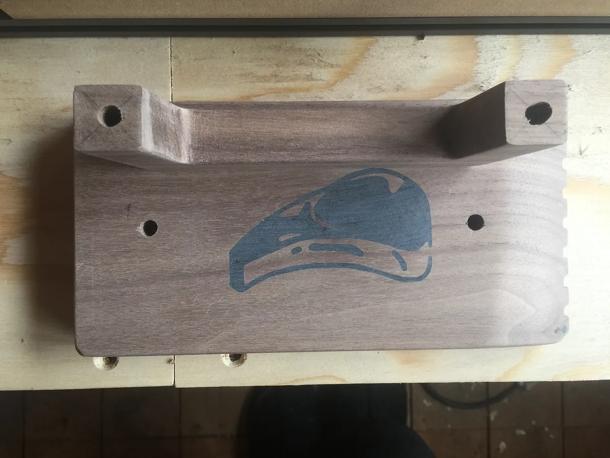 Steak Paddle with Inlay — 3 - Attach the Handle