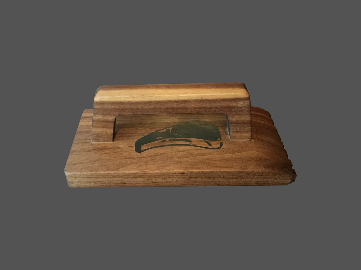 Steak Paddle with Inlay — 4 - Sand and Finnish