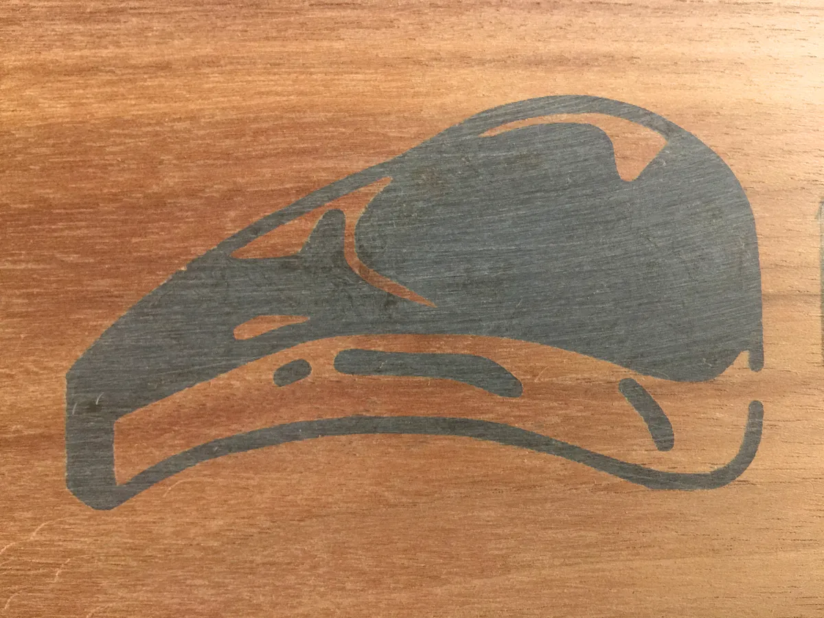 Steak Paddle with Inlay — 2 - Epoxy Putty Inlay (image 2)