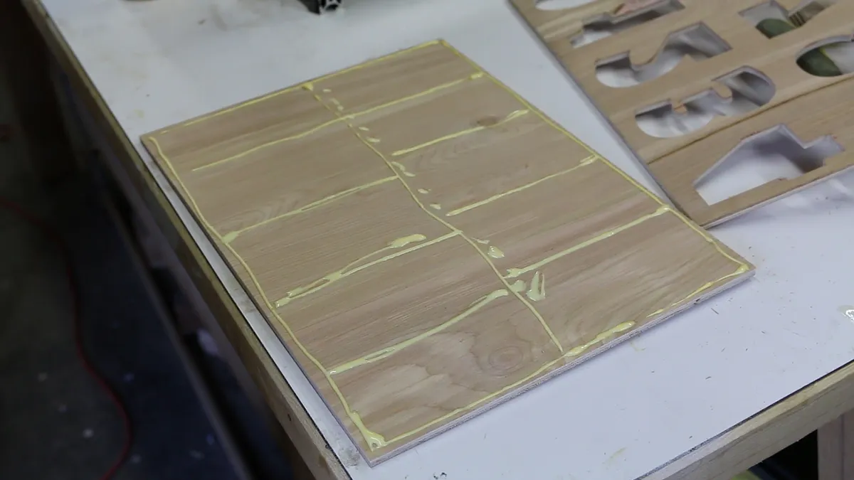 Number Puzzle — Glue Up.