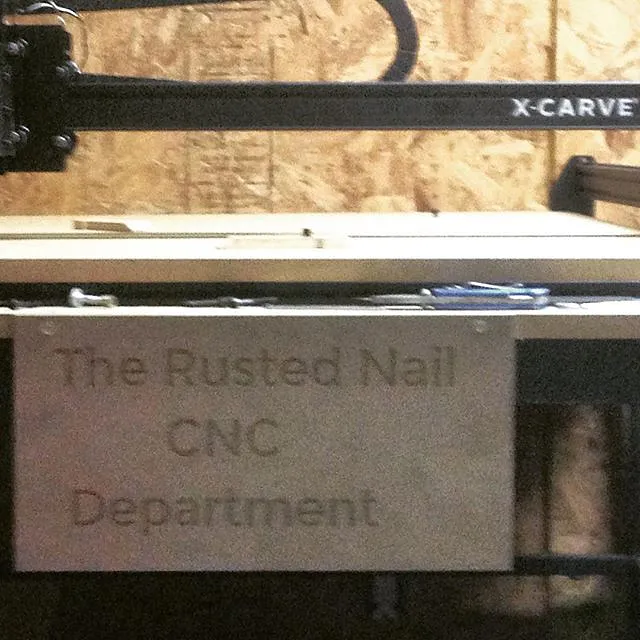 1st carve....Sign for the new shop department - image 1