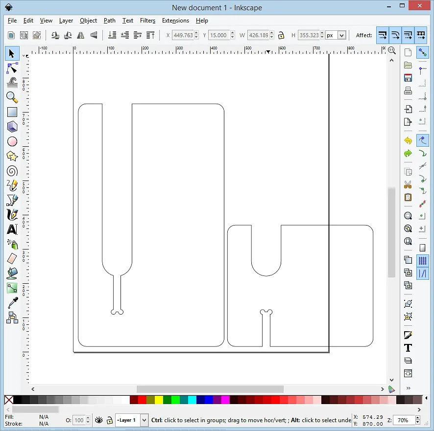 Corian and Bamboo Test Tube Vase — Design (image 2)