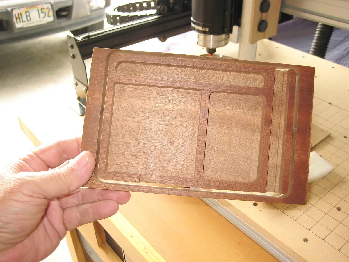 Desk Note Pad Organizer — Finished Cutting