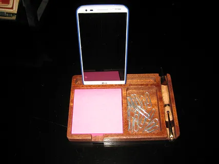 Desk Note Pad Organizer
