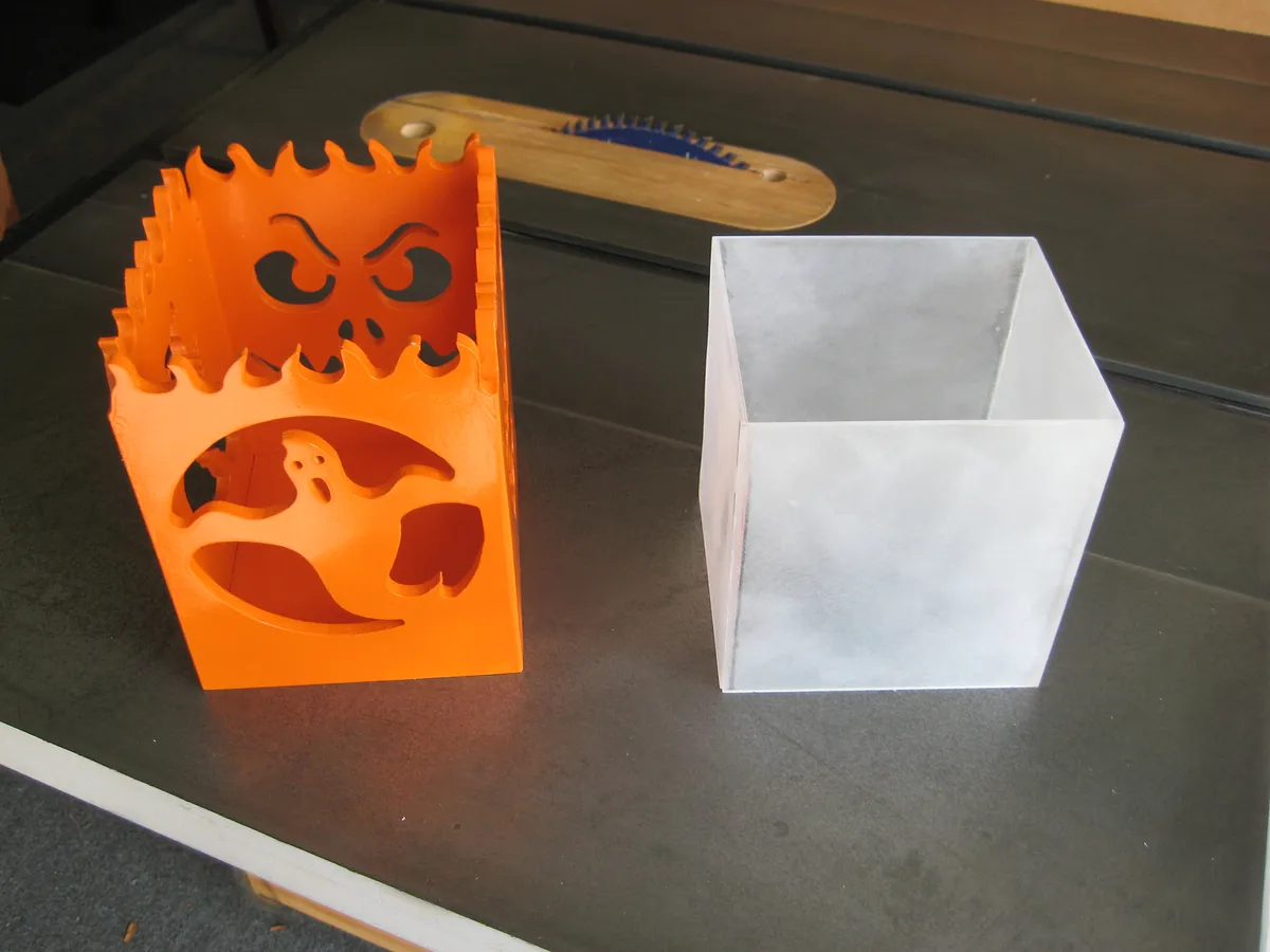 Halloween Lamp — Acrylic box