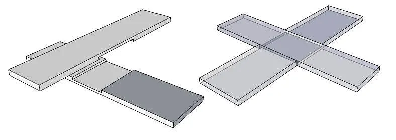 Outside Entry Display — Assemble the base