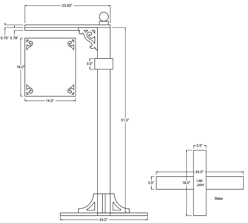 Outside Entry Display — Review the plans