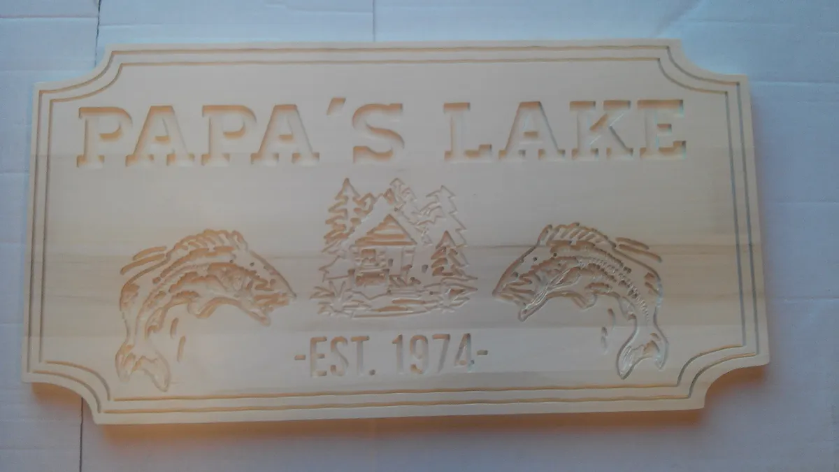 lake house sign - image 1
