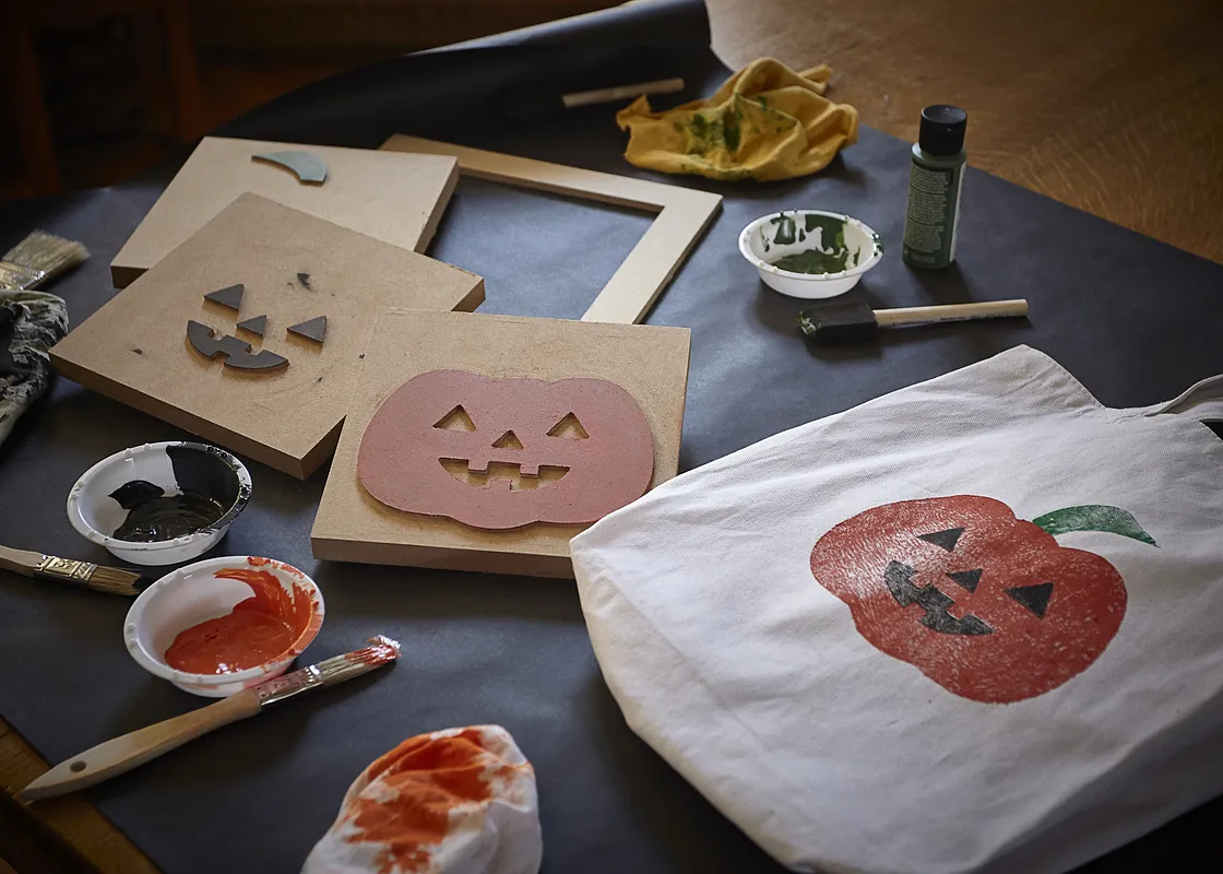 Rustic 3-color block printing - image 4