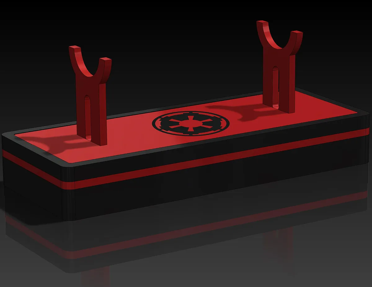 Imperial Lightsaber Stand — Project parts links & Carving advice
