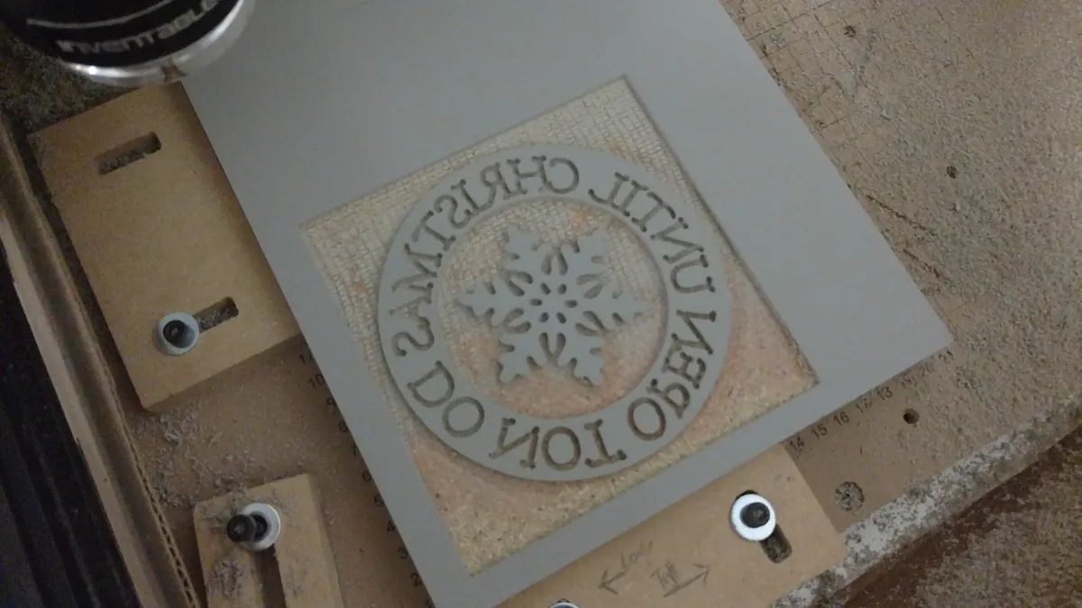 "Do Not Open Until Christmas" Stamp - image 1