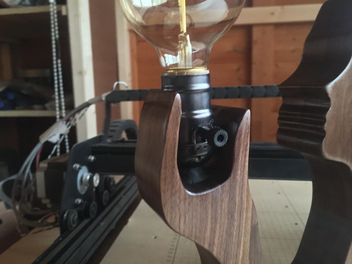 Cameo Silhouette Lamp — Secure Lamp Holder & Wire