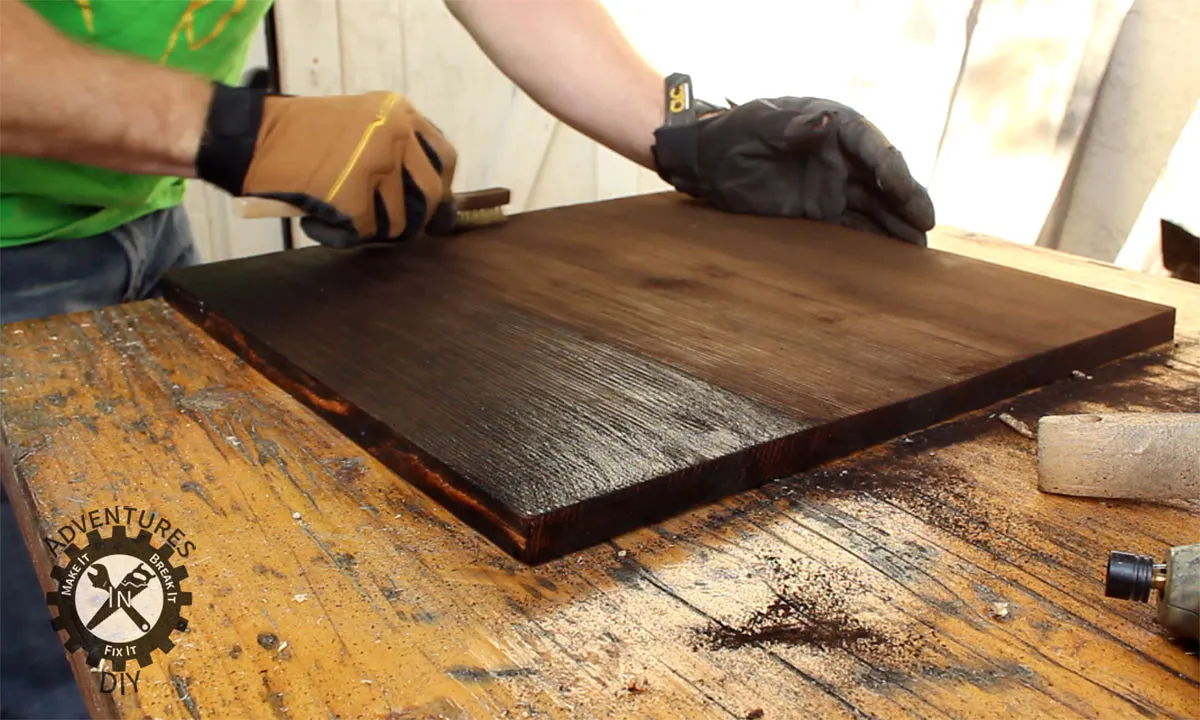 Personalized Boxing Sign — Burn and Scrape the Wood (image 2)