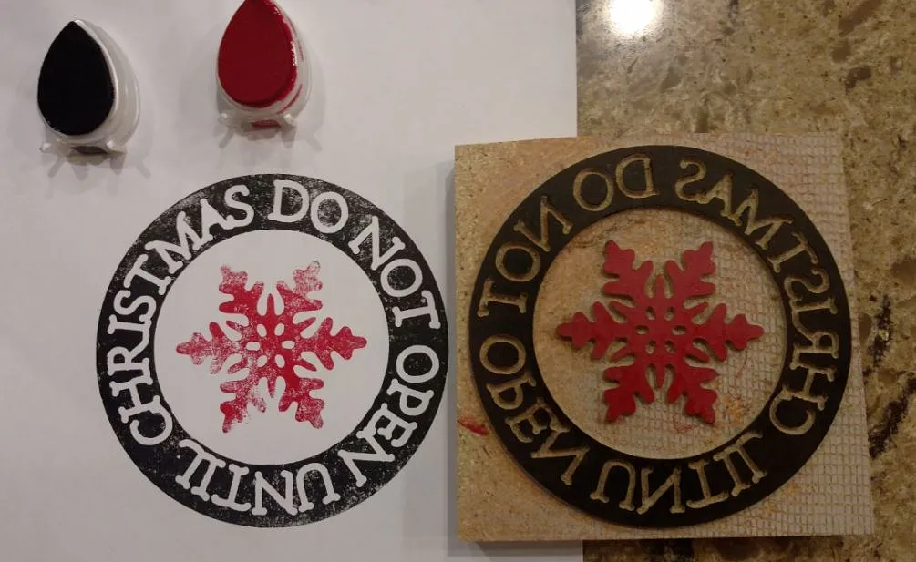 "Do Not Open Until Christmas" Stamp — Stamping (image 5)