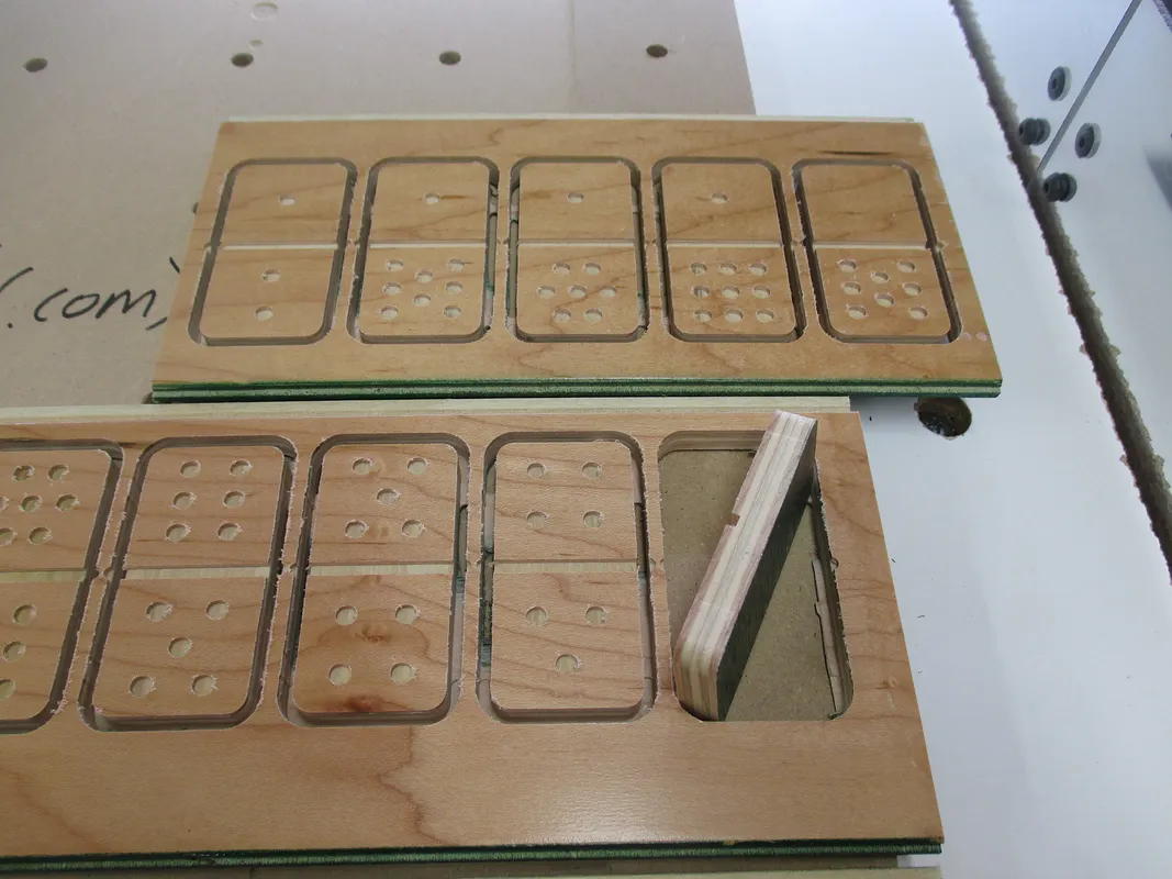 MWP 0-9 Dominoes, 55 Tiles - image 1