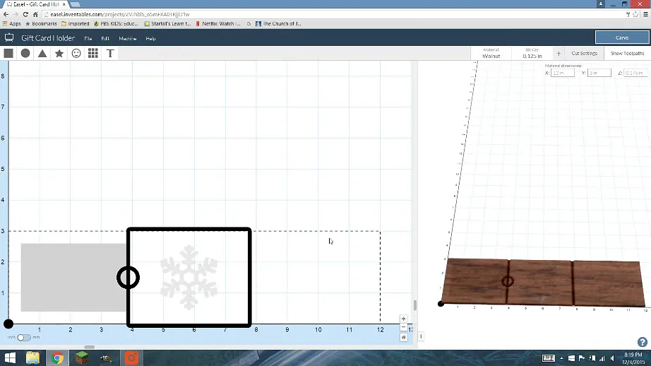 Gift Card Holder — Easel design adjustment