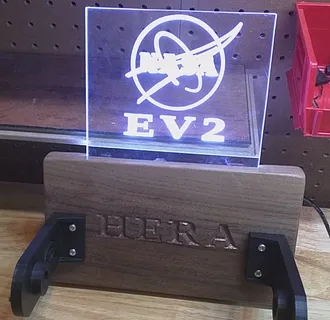 LED Acrylic Sign on Oculus DK2 Holder