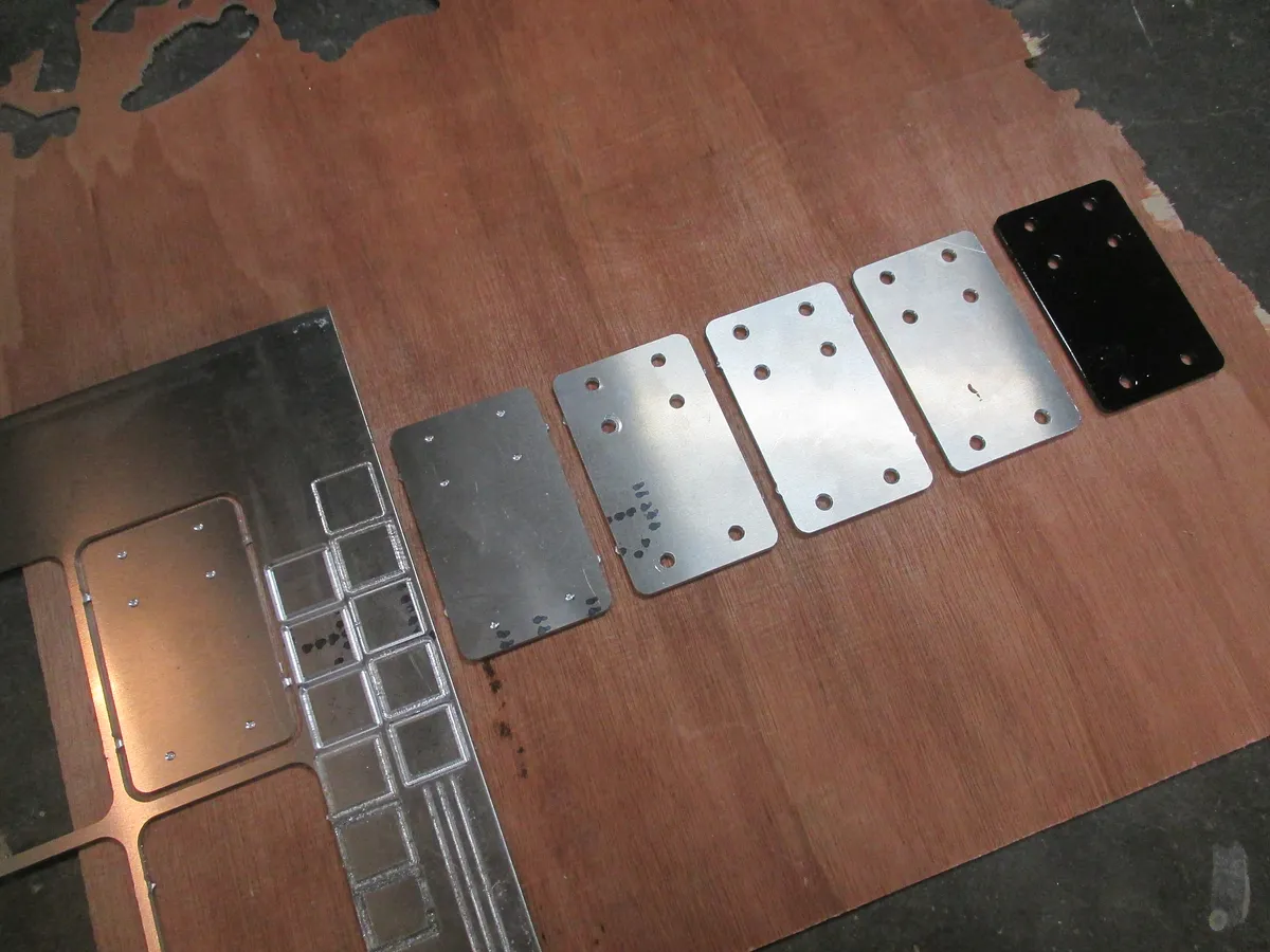 MWP Y Axis Braces — Clean Up and Paint Braces