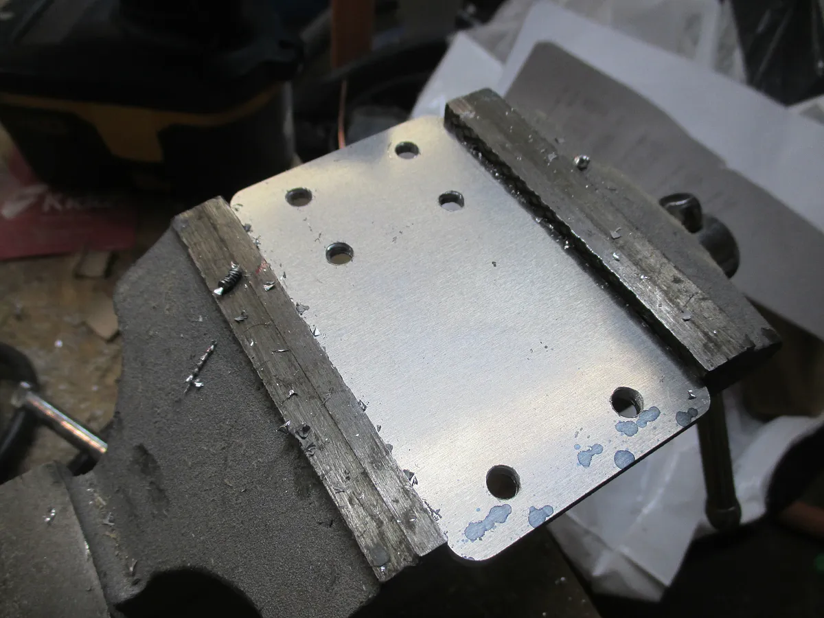 MWP Y Axis Braces — Drill Holes in Braces