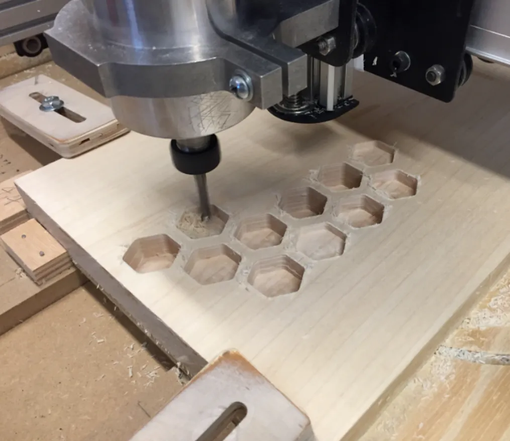 Trivet - Honeycomb — MIlling