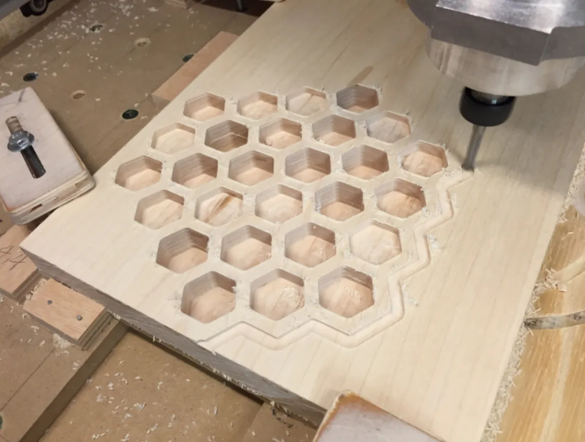 Trivet - Honeycomb — MIlling (image 2)