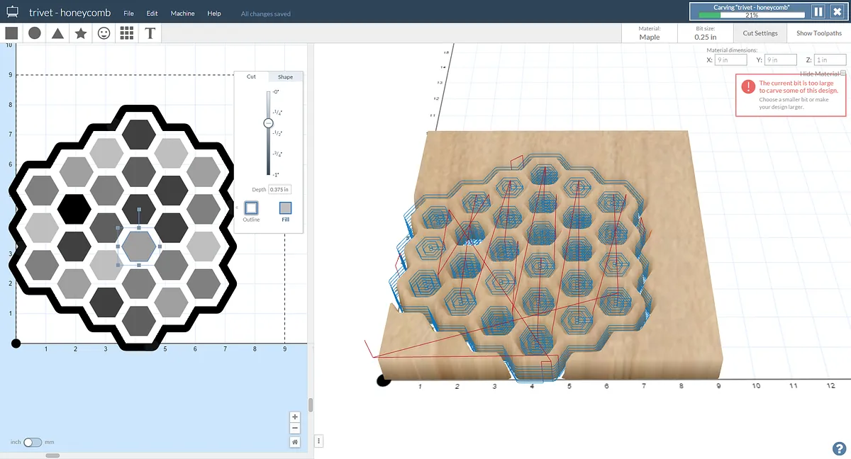 Trivet - Honeycomb - image 2