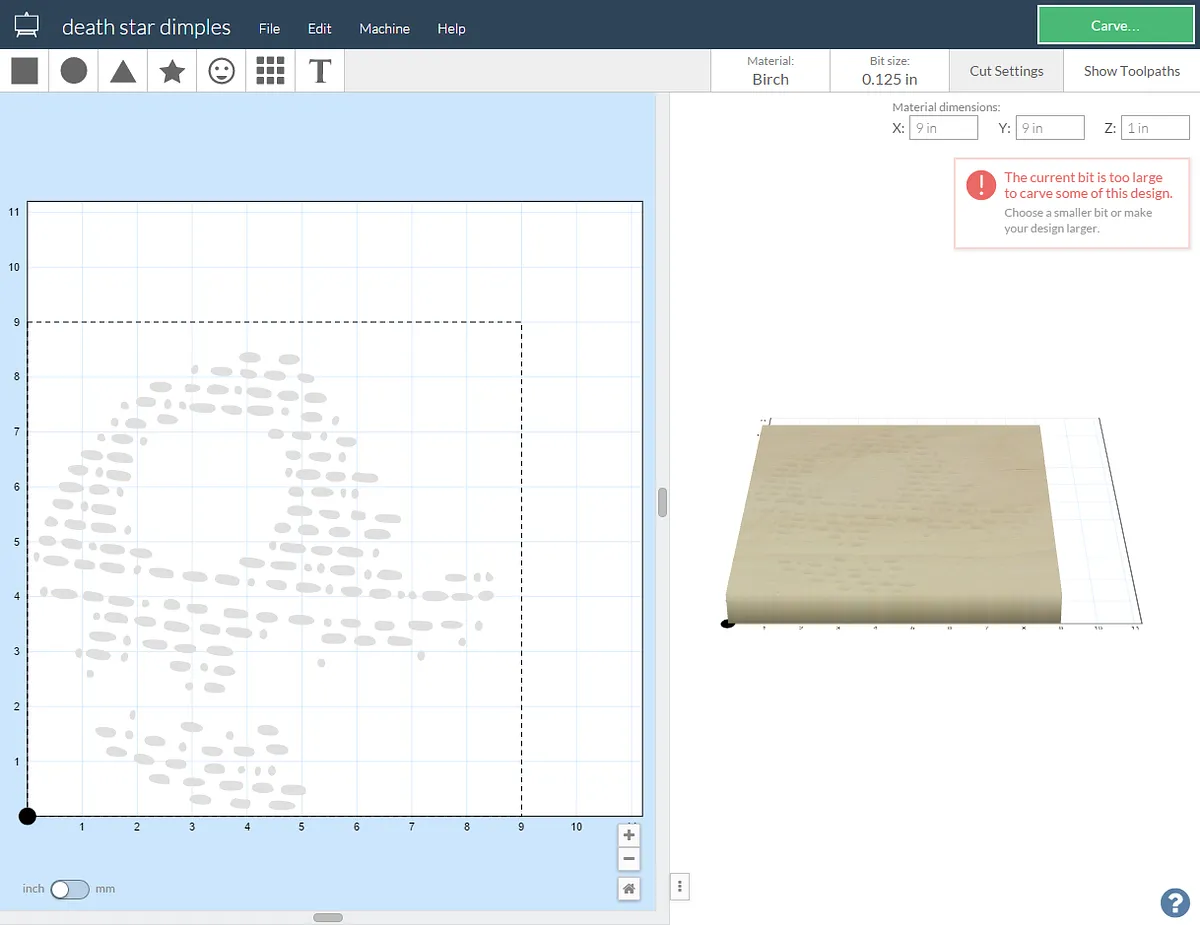 Trivet - Death Star — Preparing the Easel files (image 2)
