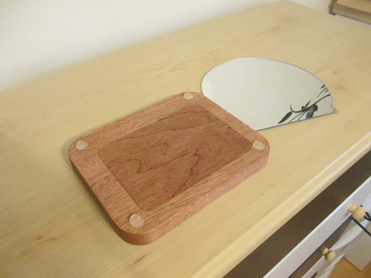 MWP Magnetic Jewelry Holder with Mirror — Sand and Finish Jewelry Holder as Desired (image 2)