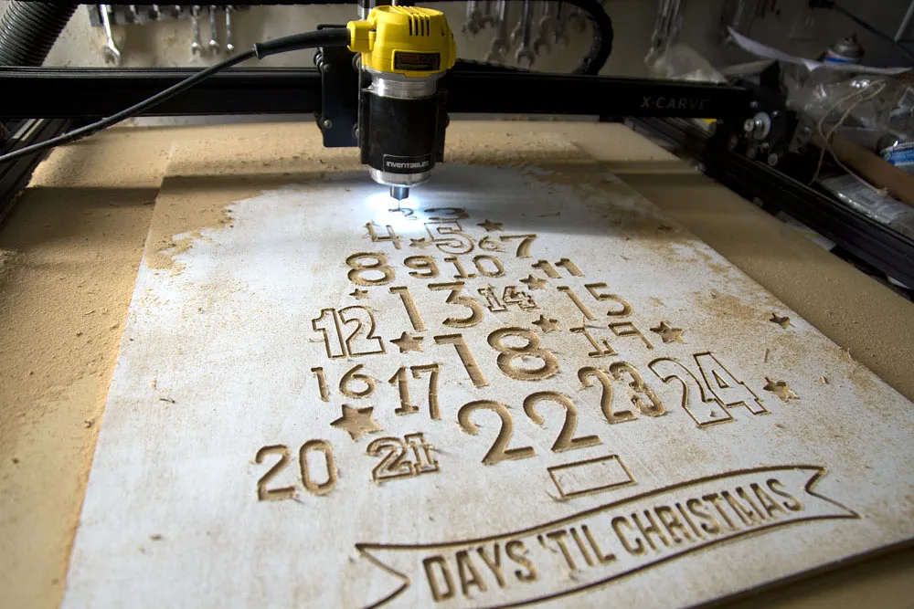 Outdoor Christmas Tree Advent — Carve