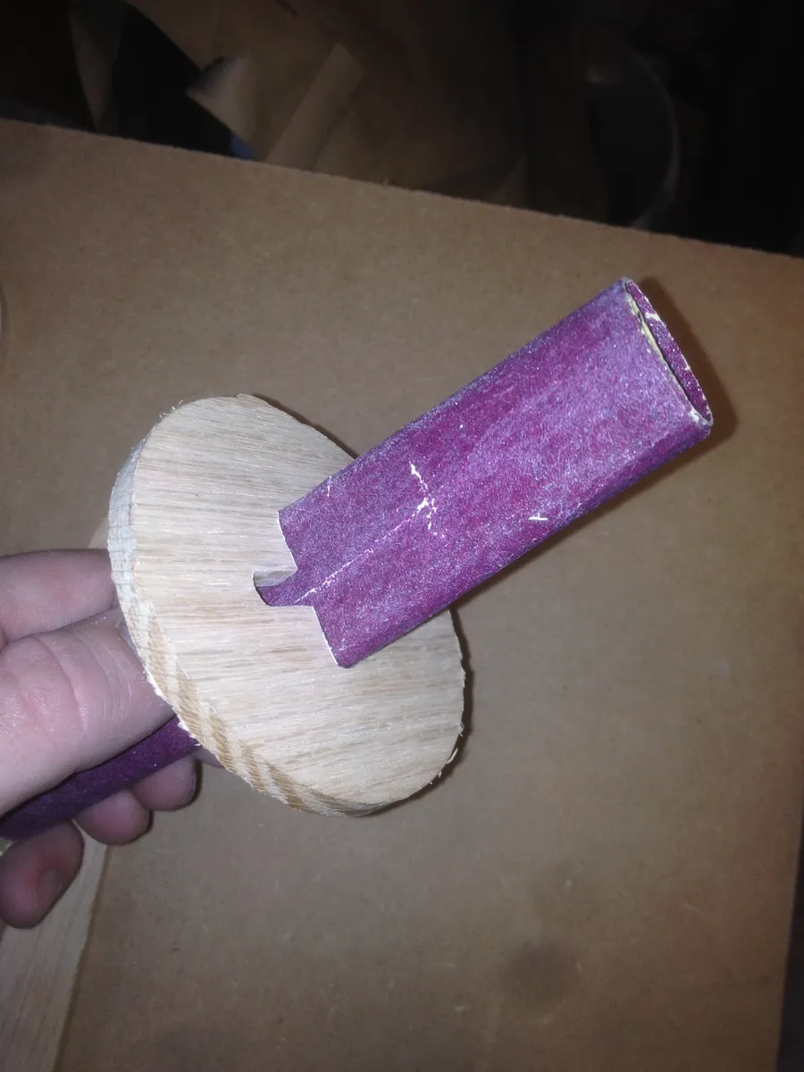 Christmas Tree — Step 2: Sand the pieces