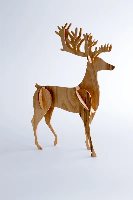 3D Plywood Reindeer - image 3