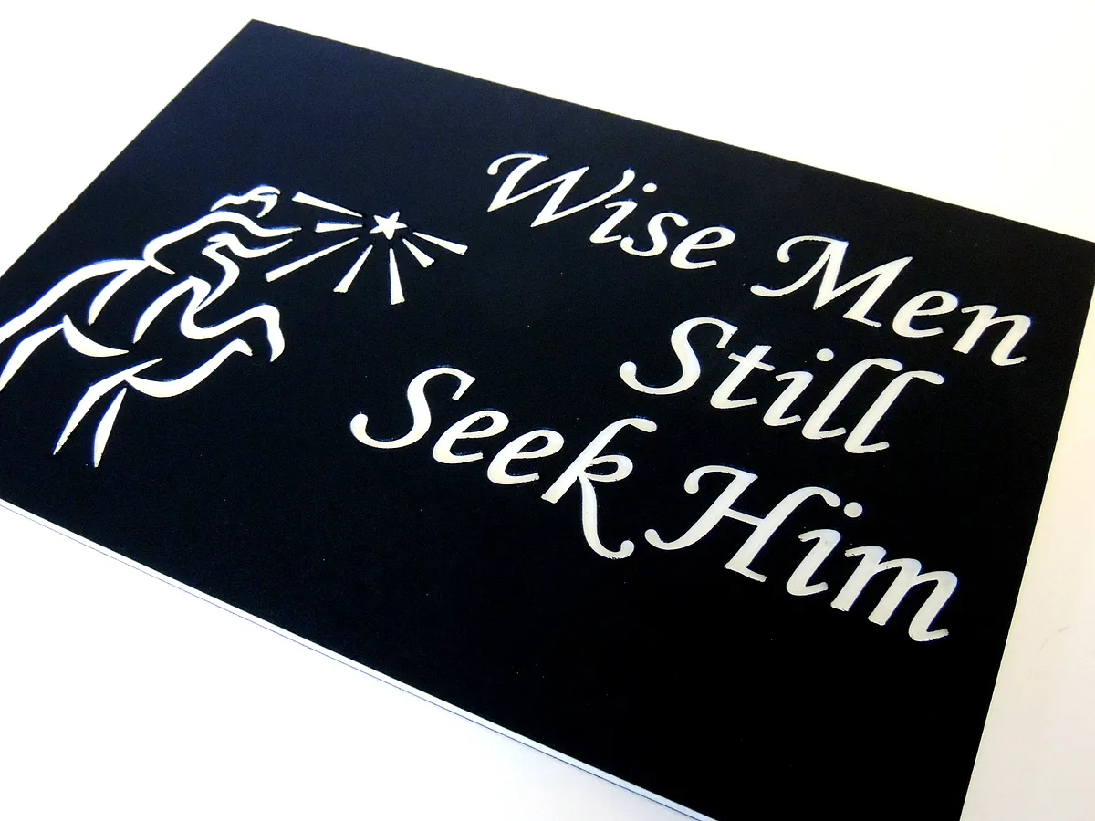 Christmas sign — Clean up