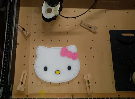 HDPE Inlay - Hello Kitty Cutting Board