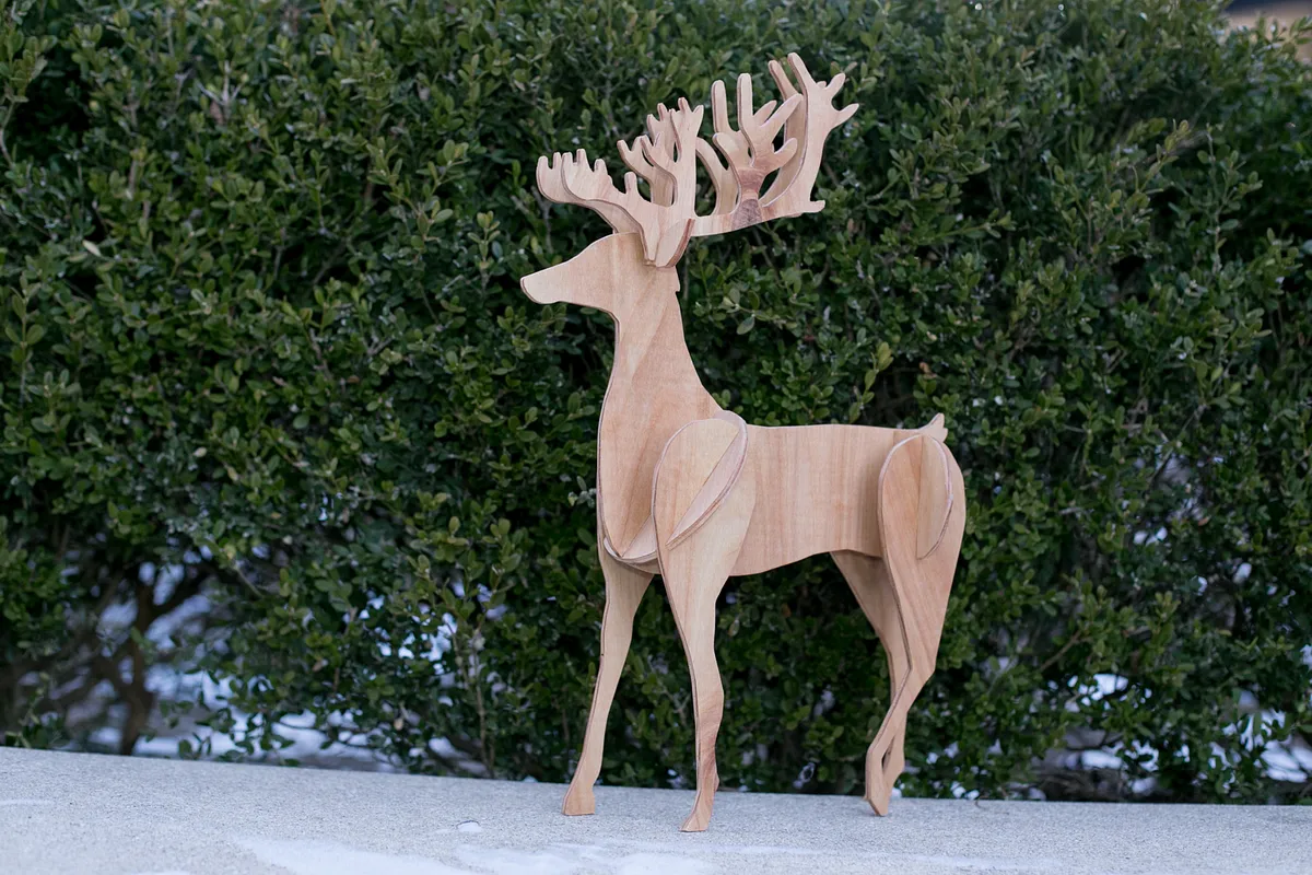 3D Reindeer (0.125" Thick) - image 4