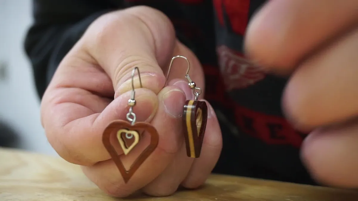 DIY Wooden Earrings — Resawing Stock