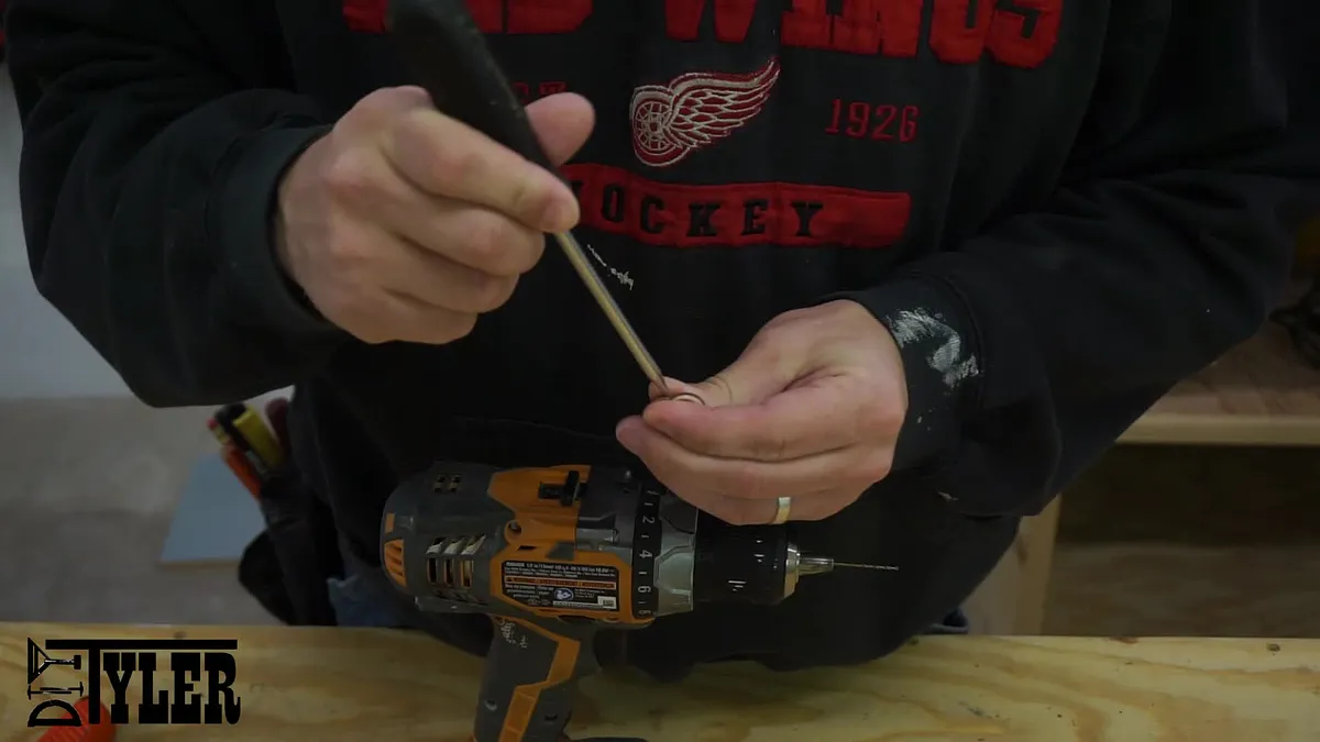 DIY Wooden Earrings — Drill and Finish